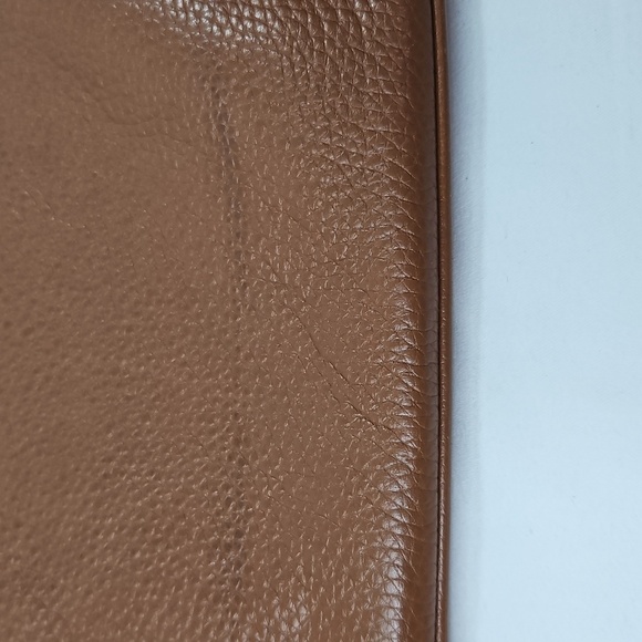 Michael Kors Brown Leather Clutch/Wristlet
